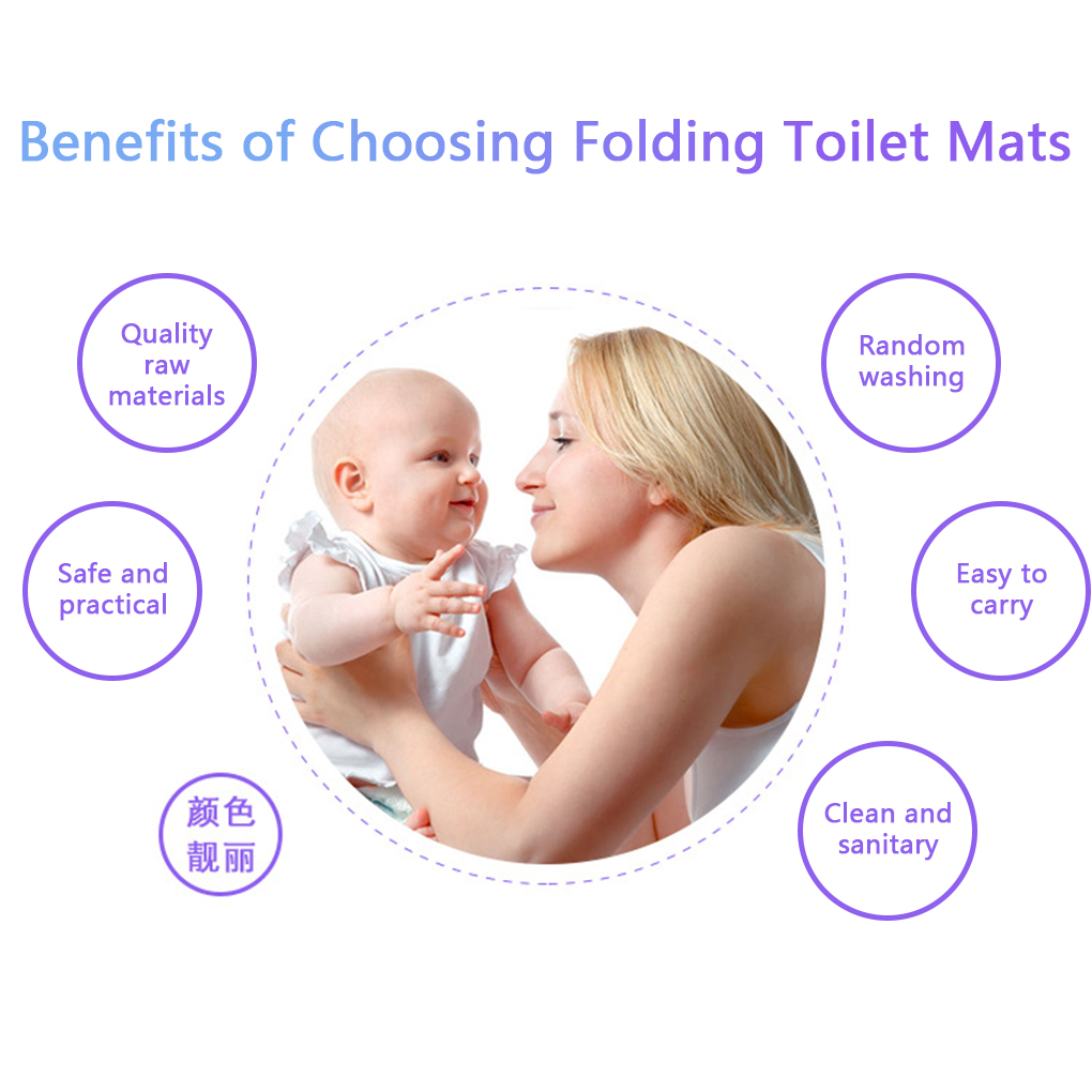 Kinder Baby Klapp Töpfchen Reusable Sitz Abdeckung Jungen Mädchen Kinder Reisen Antislip Toilet Training Ring Sitzen Pad