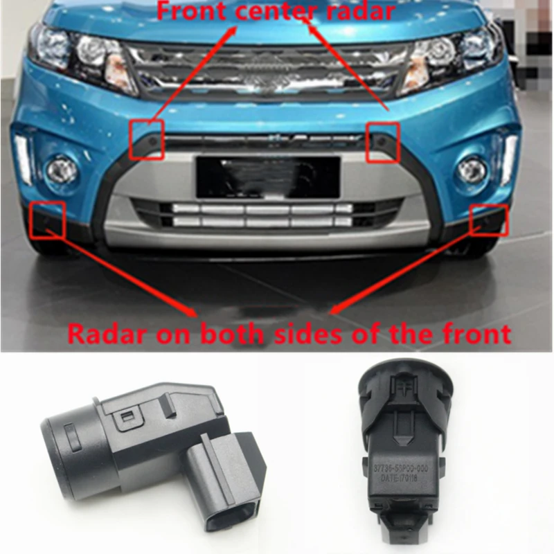 Novas peças genuínas oem sensor de parque assy suporte detector de radar de distância de parque para suzuki novo vitara 2015-2020
