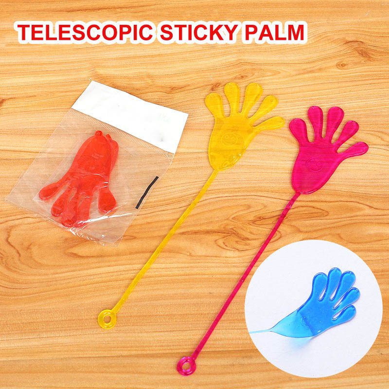 5-50 Pcs 어린이 재미 있은 끈적 끈적한 손 장난감 팜 탄성 끈적 끈적한 Squishy 슬랩 팜 장난감 어린이 참신 선물 파티 호의 용품
