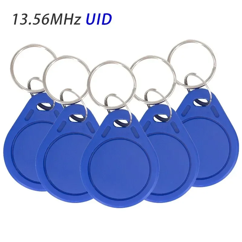 5/10/20 piezas 13,56 Mhz RFID UID Token copia Keykobs gestión de asistencia cambiable UID clon llavero etiqueta para Mif 1k S50 grabable