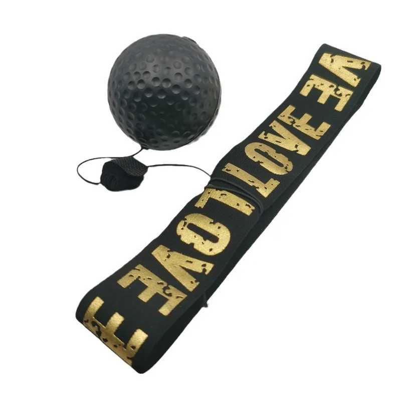 Palline da boxe in gomma da boxe con velocità riflessa per allenamento di reazione dell'agilità con accessori per attrezzature per il fitness con fascia antisudore