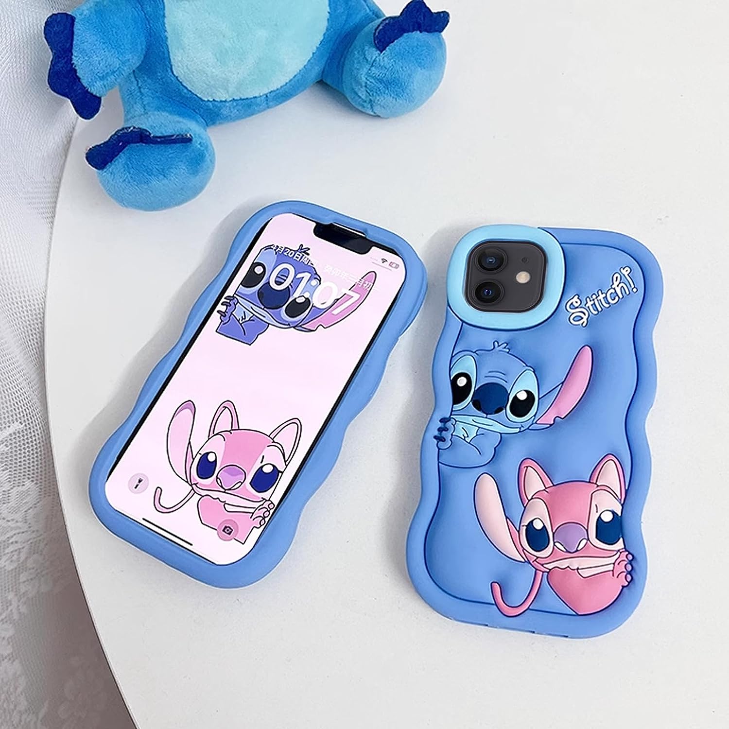 Силиконовый мягкий чехол с волнистым стежком для iPhone 16, 15, 14, 13, 12, 11 Pro Plus mini Max Xs XR 6 7 8 SE