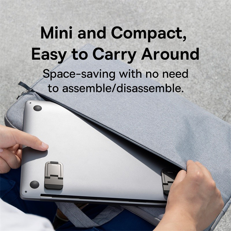 Baseus Laptop Chân Đế Đứng Dành Cho Máy Tính Bàn 2 Chiếc Di Động Xách Tay Giá Đỡ Laptop Đa Cho Macbook Pro Air Đứng 10-18Inch Pc