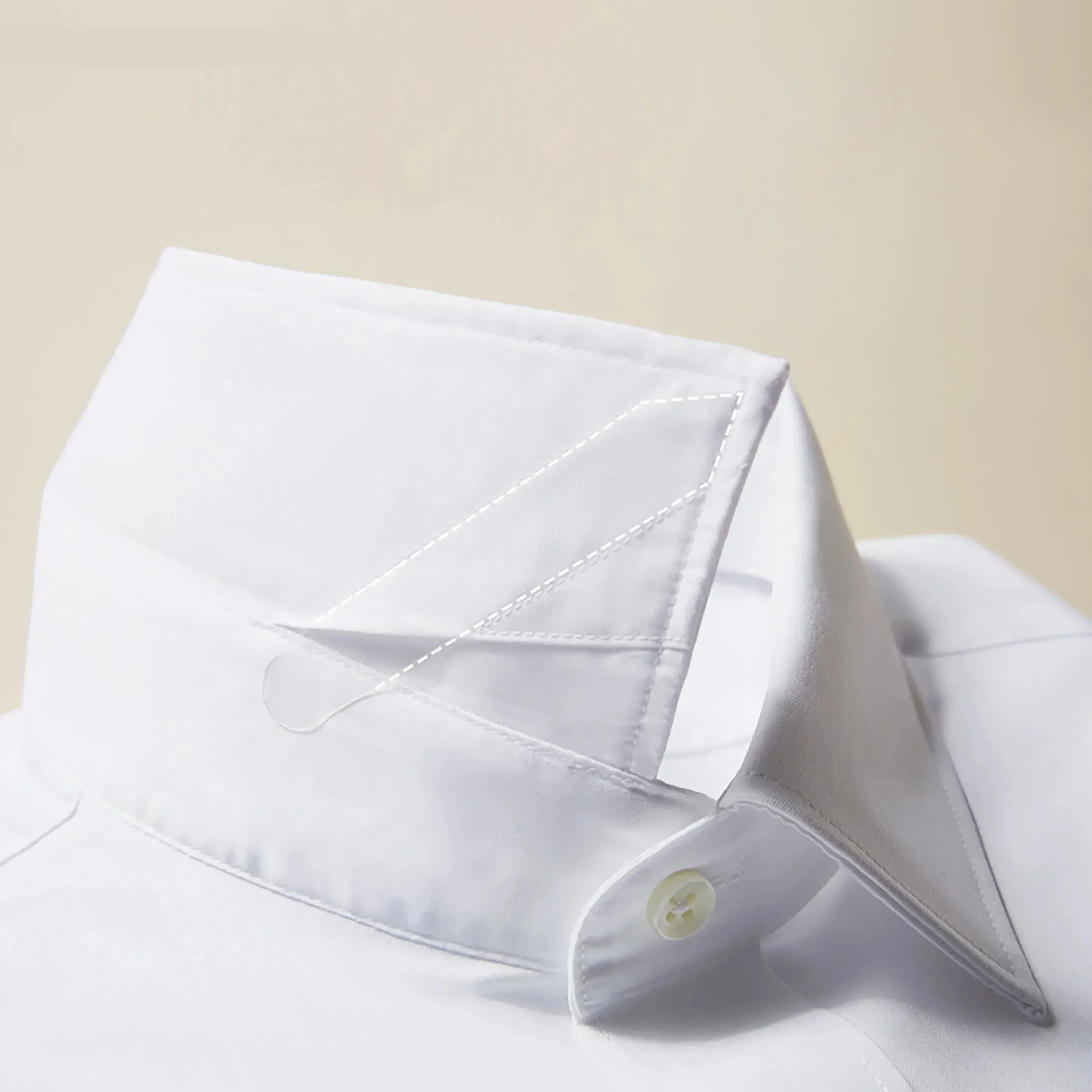3 pares de colar de aço inoxidável permanece para homem colar suporte de negócios presente camisa osso rigonfor inserções jóias fixas com caixa