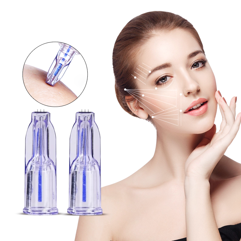 Multineedleing 34G Nanosoft 3 Pins 0,6 1,0 1,2 1,5 Einweg-Mikronadel Sterile Einzelverpackte Kristallnadel