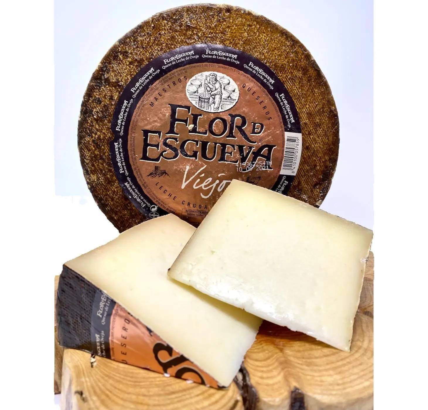 Queso Curado Flor Esgueva ENTERO 3.2 kilo O MEDIO 1.6kilo aprox LECHE CRUDA DE OVEJA 3.2kilo o 1.6 aprox