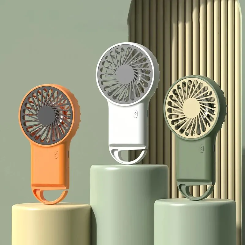 2024 ใหม่มาถึง Min Wind Air Cooling แบบพกพา Usb Desktop ชาร์จมือถือพัดลมตะขอ
