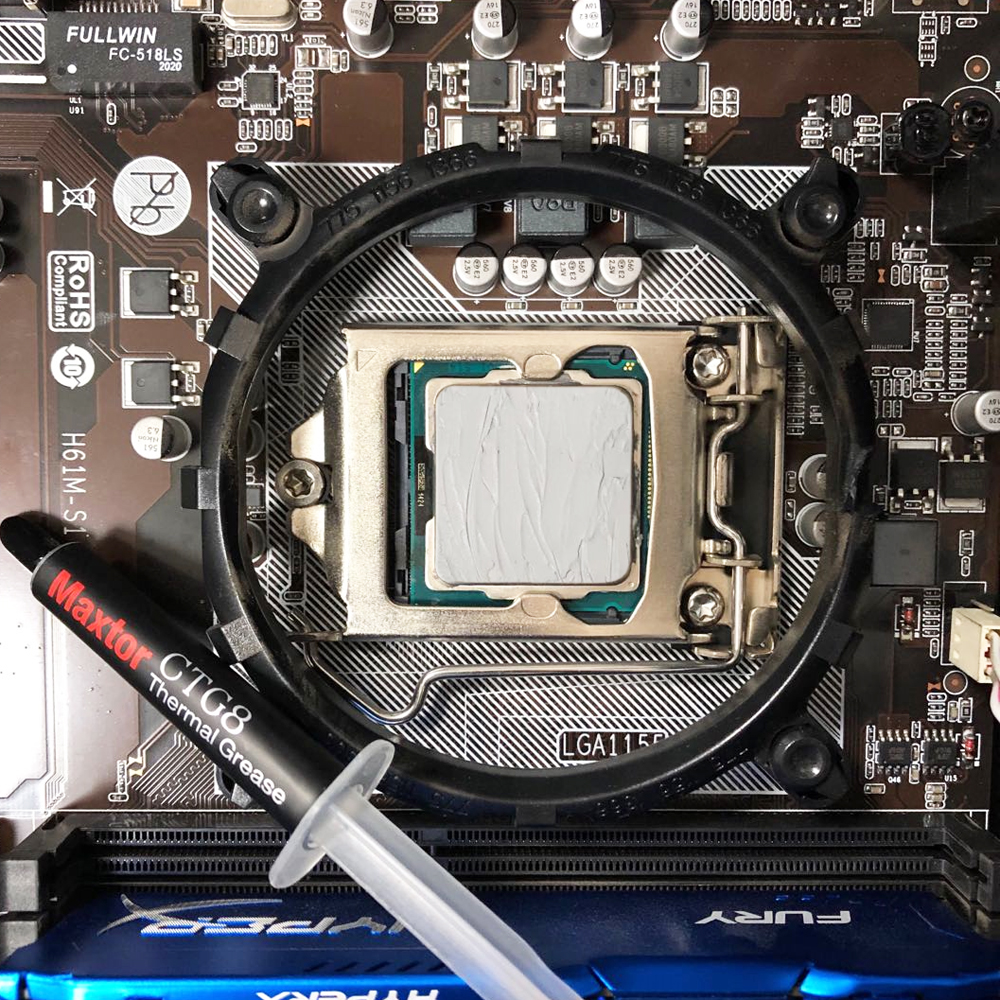 12,8 Вт/mk Maxtor CTG8 AMD Intel процессор CPU GPU кулер охлаждающий вентилятор термальная паста