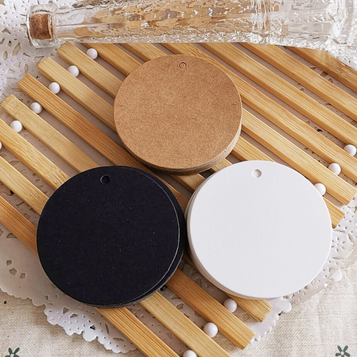 50 шт. 5 см круглые этикетки, бумажные карты, бирки, пустые карты из крафт-бумаги для упаковки ювелирных изделий, сделай сам, свадебная вечеринка, подарки для влюбленных пар