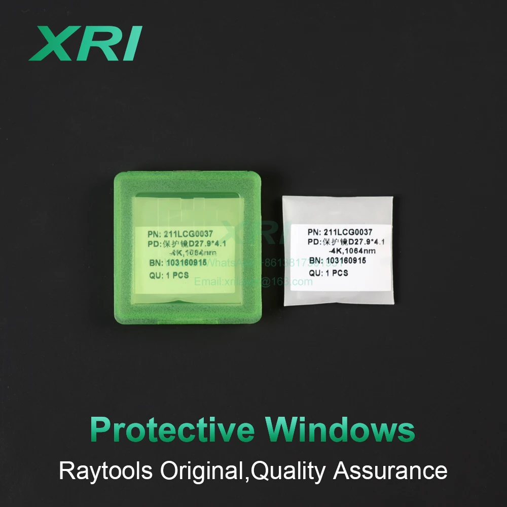 Sợi Laser Bảo Vệ Cửa Sổ Bảo Vệ Ống Kính Windows Dia18/20/24. Năm 9/27.9/30/34/37 Cho WSX Precitec Raytools WSX Bodor Đầu Laser