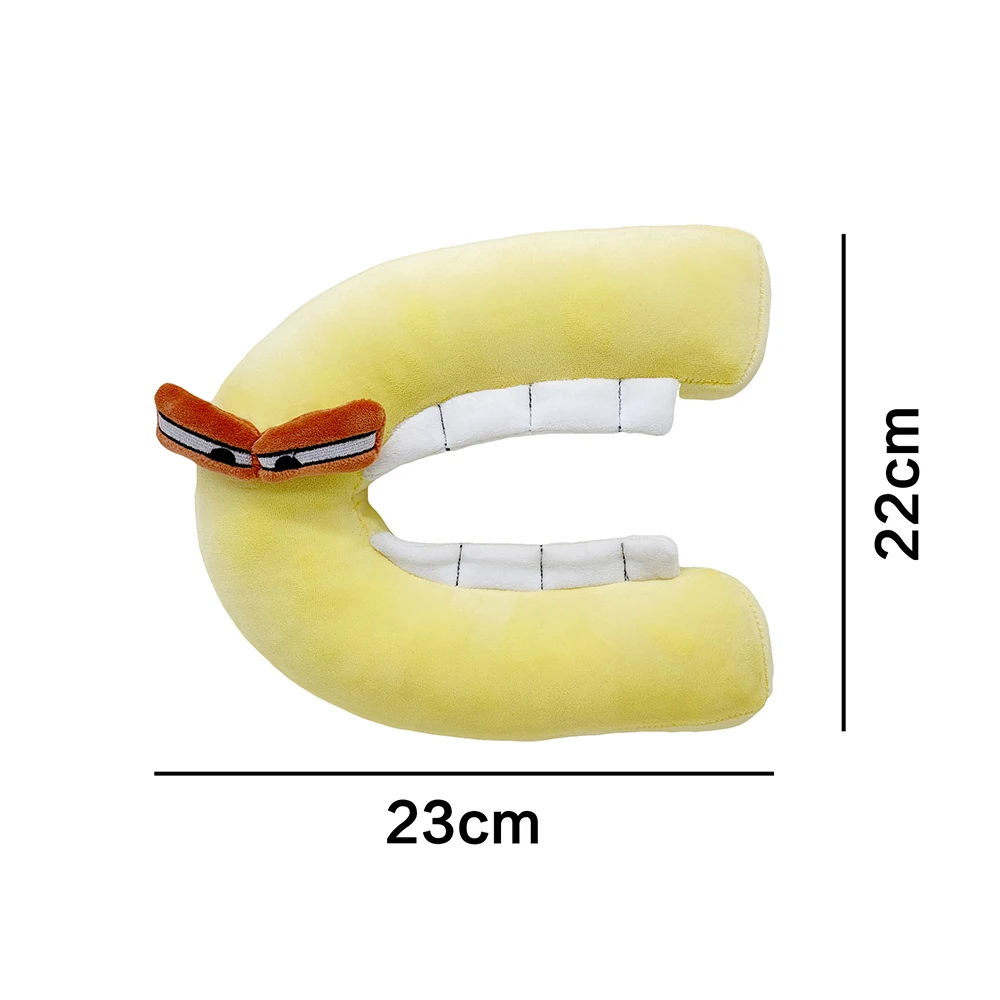 26 stücke Alphabet Lore Plüsch Englisch Brief Stofftier Plushie Puppe Spielzeug Geschenk Für Kinder Kinder Pädagogische Weihnachten Geschenke