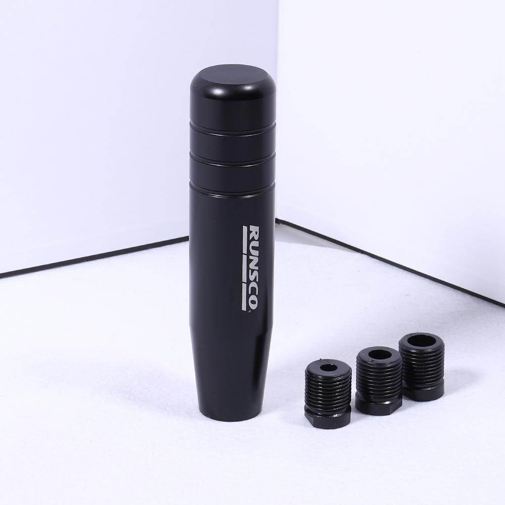 車ユニバーサルギアシフトノブ MT ギアスティックレバーシフターノブハンドルカラーレッドブラックゴールドブルーパープルアルミ 13 センチメートル