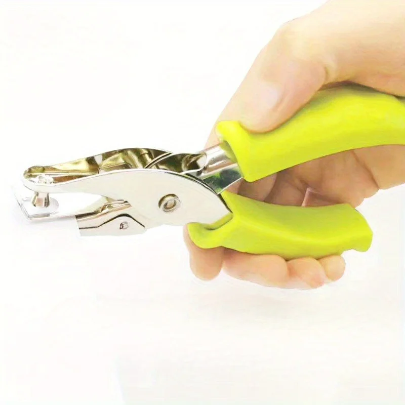 Hole Paper Puncher Scrapbook Single Hole Puncher Heavy Duty Single Hole Punch For Crafting Precision Soft Grip Craft