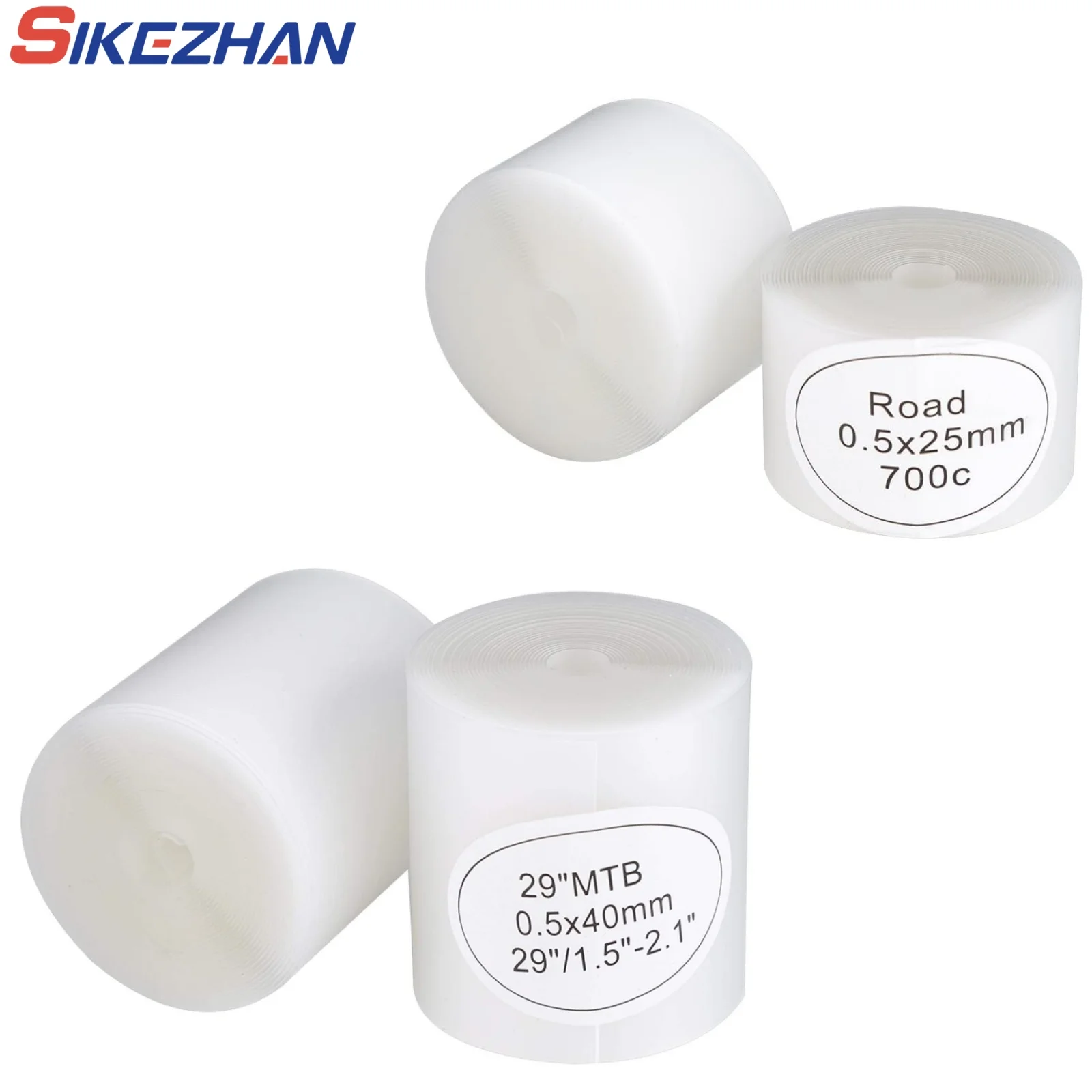 2pcs ยาง Liner จักรยานหลักฐานการเจาะเข็มขัด Pad ขี่จักรยาน Anti-Puncture ยางเทปป้องกันสําหรับ 700C 29"