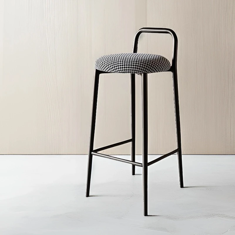 Designer Back Bar Chair Modern Simple Counter High Quality Unusual Bar Stools Reception Desks Creative Chaise De Bar Furniture