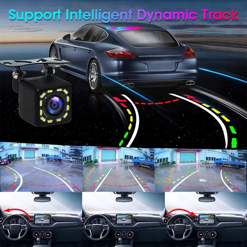 Easy Installation 4.3Inch Rear View Camera Monitor Screen Reversing Camera for Car Parking Parking System Camera for Vehicle
