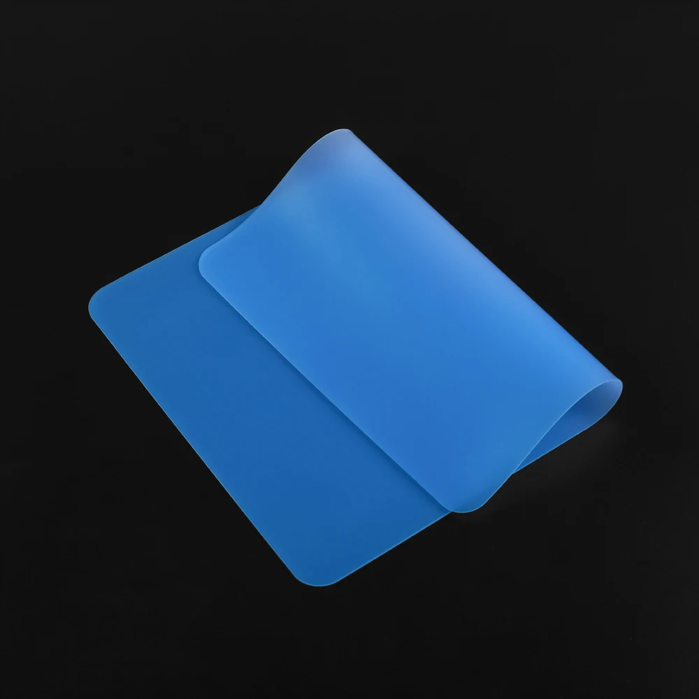 Resina Epóxi Moldes para Fazer Jóias, Bancadas de Silicone, Placemat Impermeável, Esteira De Mesa, Suprimentos Seguros, Cor Azul e Rosa, 1PC