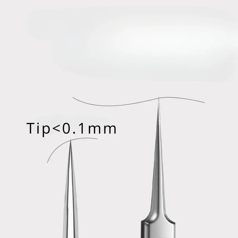Pincet Duitse Ultrafijne Cel Puistjes Mee-eter Clip Pincet Schoonheidssalon Speciale Schrapen Sluiten Artefact Acne Naald Tool