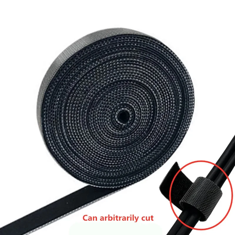 Organizador de cables de 1/5M, bridas enrolladoras de cables, Protector de Cable de cargador USB para iPhone, Samsung, Xiaomi, auriculares, ratón, gestión de cables