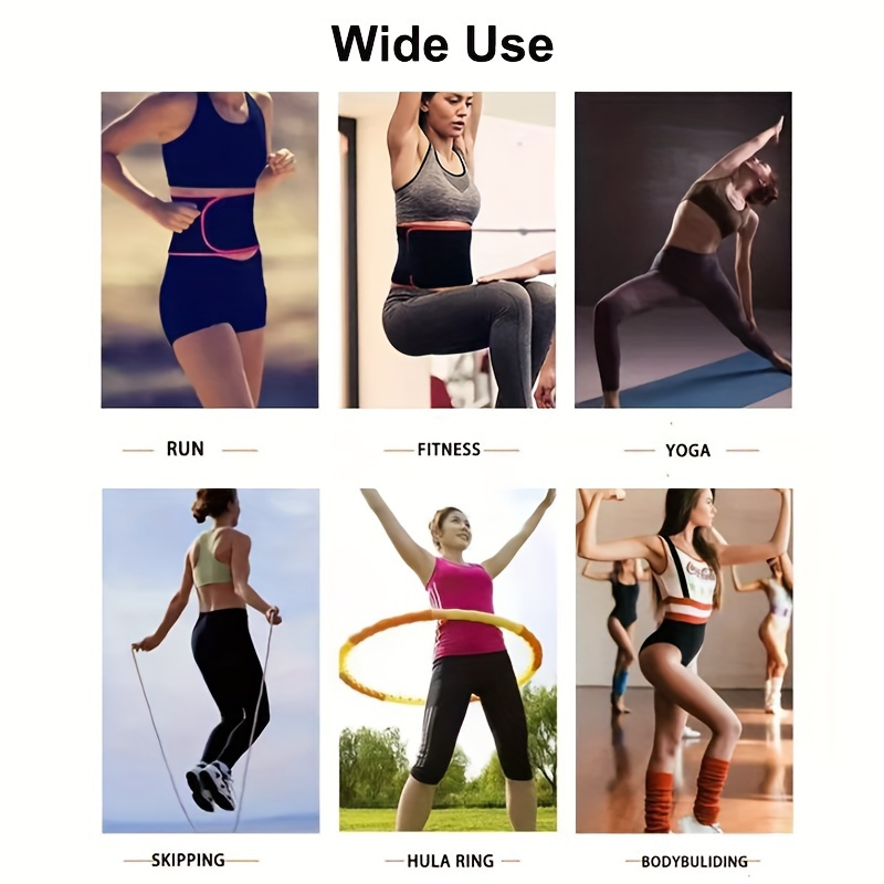 Sports Sweat Burst Waist Support Belt Shape Running Durable Waist Abdominal Fat Burning Training Belt Sauna Set Waist Trimmer