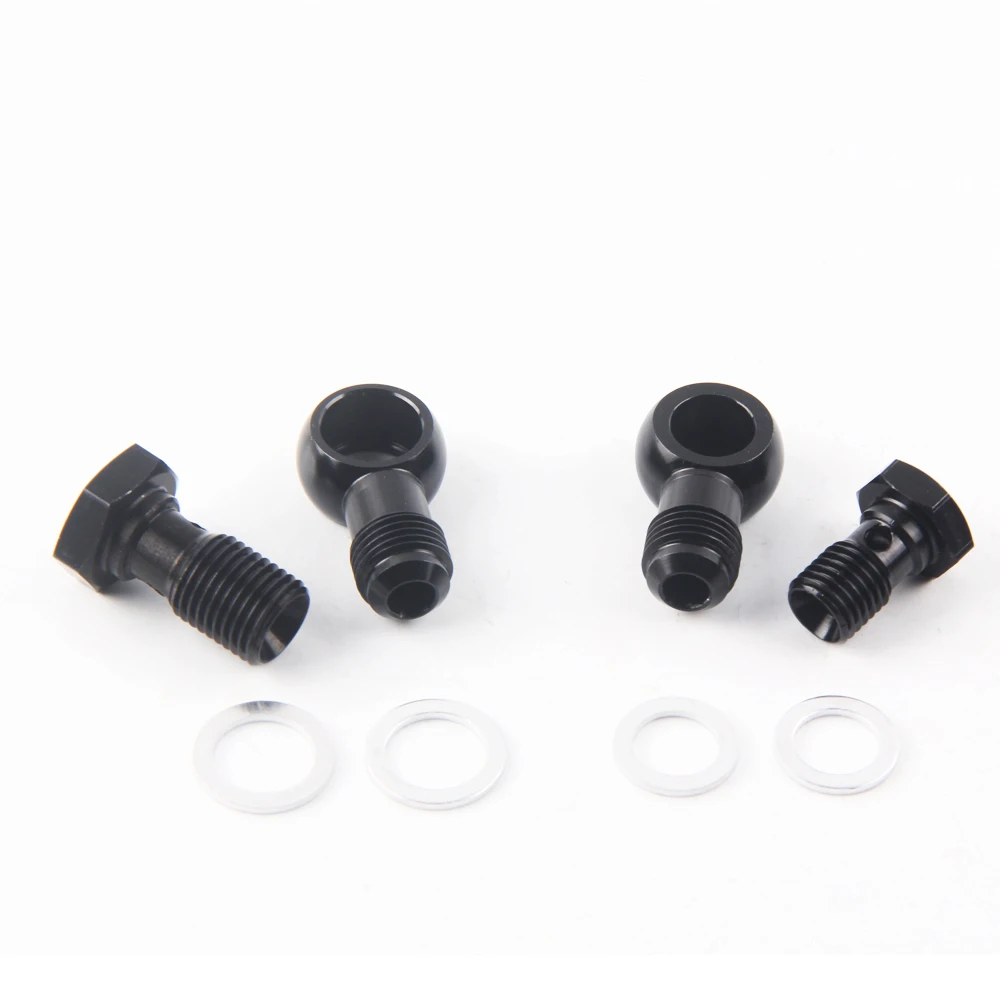 ボルト油圧クラッチネジ M12 × 1.5 M14 × 1.5 アルミバンジョー継手アウトレットバンジョーオス an4 an6 an8 継手アダプタ 12 ミリメートル 14 ミリメートル
