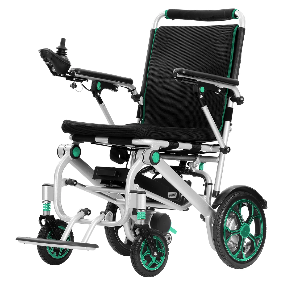 Baichen All-Terrain Power 200W*2 Dual Motor Wheelchair Lightweight Foldable Electric Wheelchair