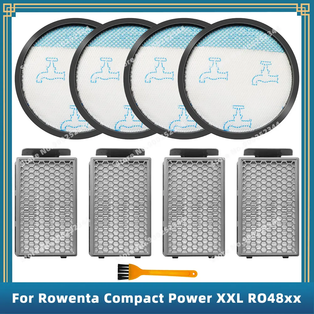 Hepa Filter Compatible For Rowenta Compact Power XXL RO4811EA RO4823EA RO4825EA RO4853EA RO4855EA RO4859EA RO4871EA RO4881EA