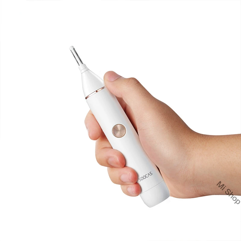 Soocas Mũi Tóc IPX5 Chống Nước Lông Mày Kẹp Lưỡi Dao Sắc Bén Không Dây Mũi Bụi Dành Cho Nam Nữ Mũi Tóc