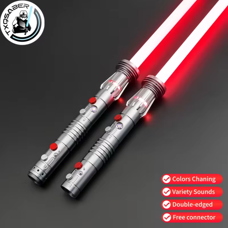 TXQSABER édition spéciale dark maul sabre Laser de duel lourd Bluetooth contrôle couleurs changeantes Blaster Cosplay épée Laser jouets