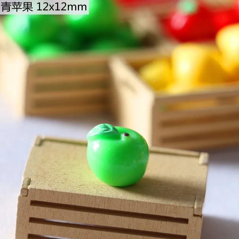 8 Chiếc 1/6 1/12 Quy Mô Mini Mô Phỏng Đĩa Trái Cây Khung Gỗ Nho Chuối Táo Dâu Nhà Búp Bê Trang Trí Bếp Đồ Chơi