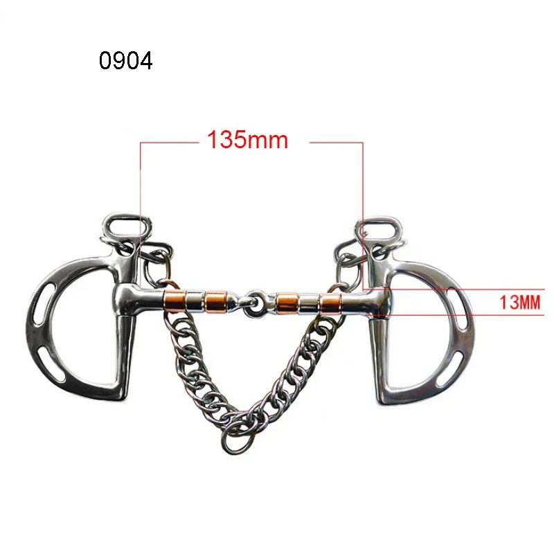 2025 Forniture per attrezzature per imbracatura equestre con punta per cavallo con catena in acciaio inossidabile per punta per cavallo