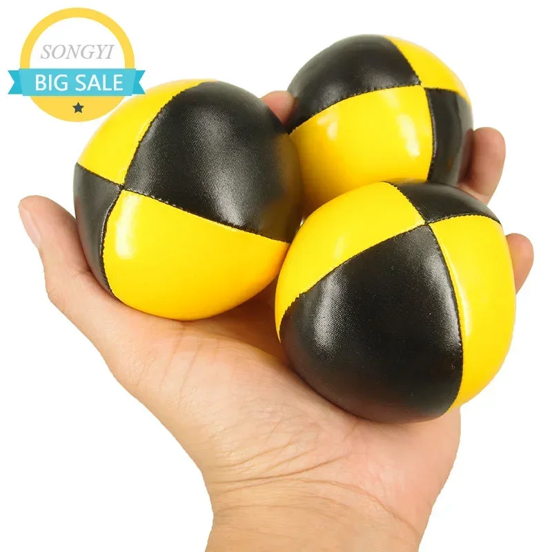 Pelota de deporte al aire libre para niños y adultos, piezas de 1 juego de bolas de malabares, bolas de circo con diseño de 4 paneles, juguetes deportivos al aire libre