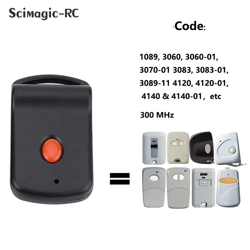 For 300MHz Linear Garage Remote Control 3060 3089 308911 1089 4120 MCS308911 MCS412001 MCS414001 MCS308301 Door Opener