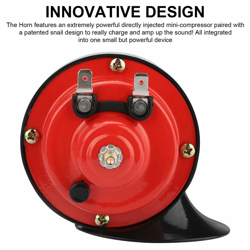 12V スーパーラウド列車ホーン 100DB 防水自動車スピーカーユニバーサル車オートバイトラックボート電気音信号