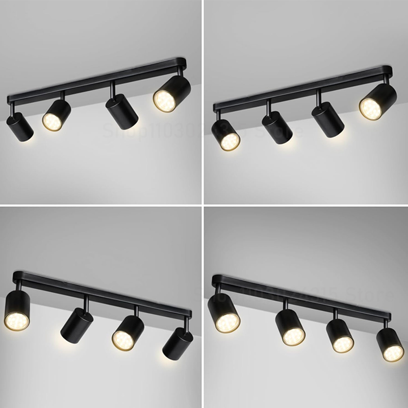 Projecteur Led GU10 à intensité variable, projecteur mural de fond pour magasin de vêtements, 7w 12W, éclairage de sentier, plafonnier monté en Surface, AC 220