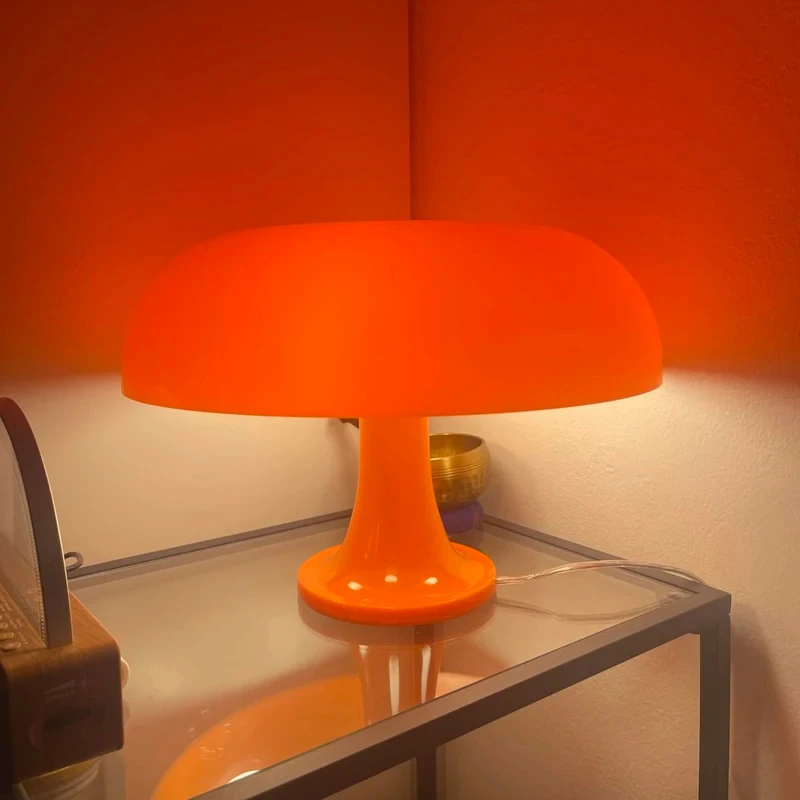 Lampa Stołowa LED Grzyb do Hotelu Sypialni Nocnej Salonu Dekoracyjne Oświetlenie Nowoczesne Minimalistyczne Lampki Biurkowe