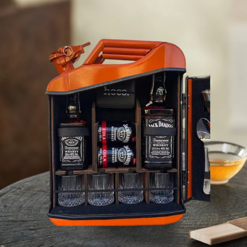 Gabinetes de vino de tambor de aceite, gabinete de vino de hierro moderno, organizador de almacenamiento, soporte de exhibición para Vinos, estante, muebles de Bar para el hogar