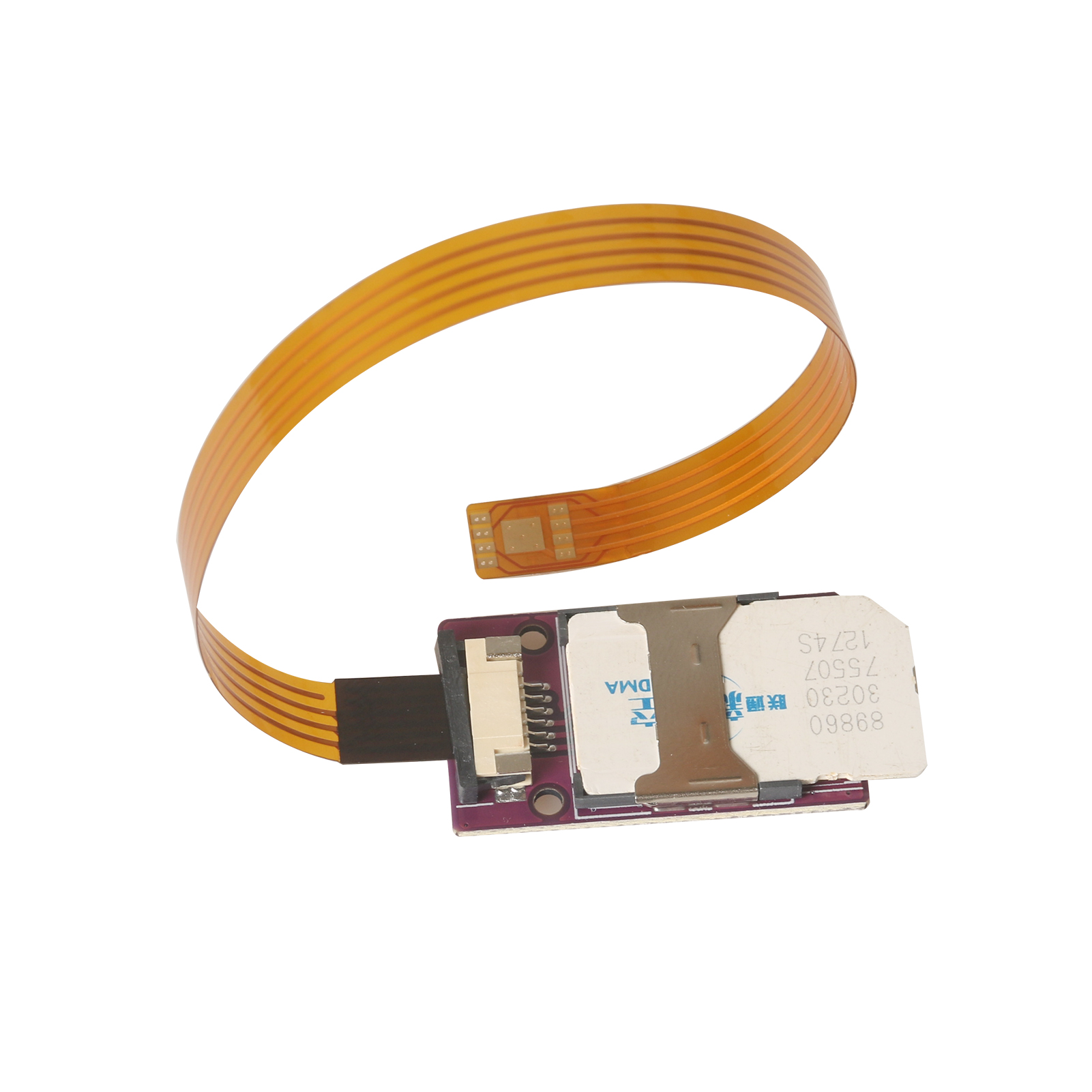 ミニカードアダプタープレートへのesimケーブル,esimラボでテスト済み,5 * 6mmチップには溶接が必要