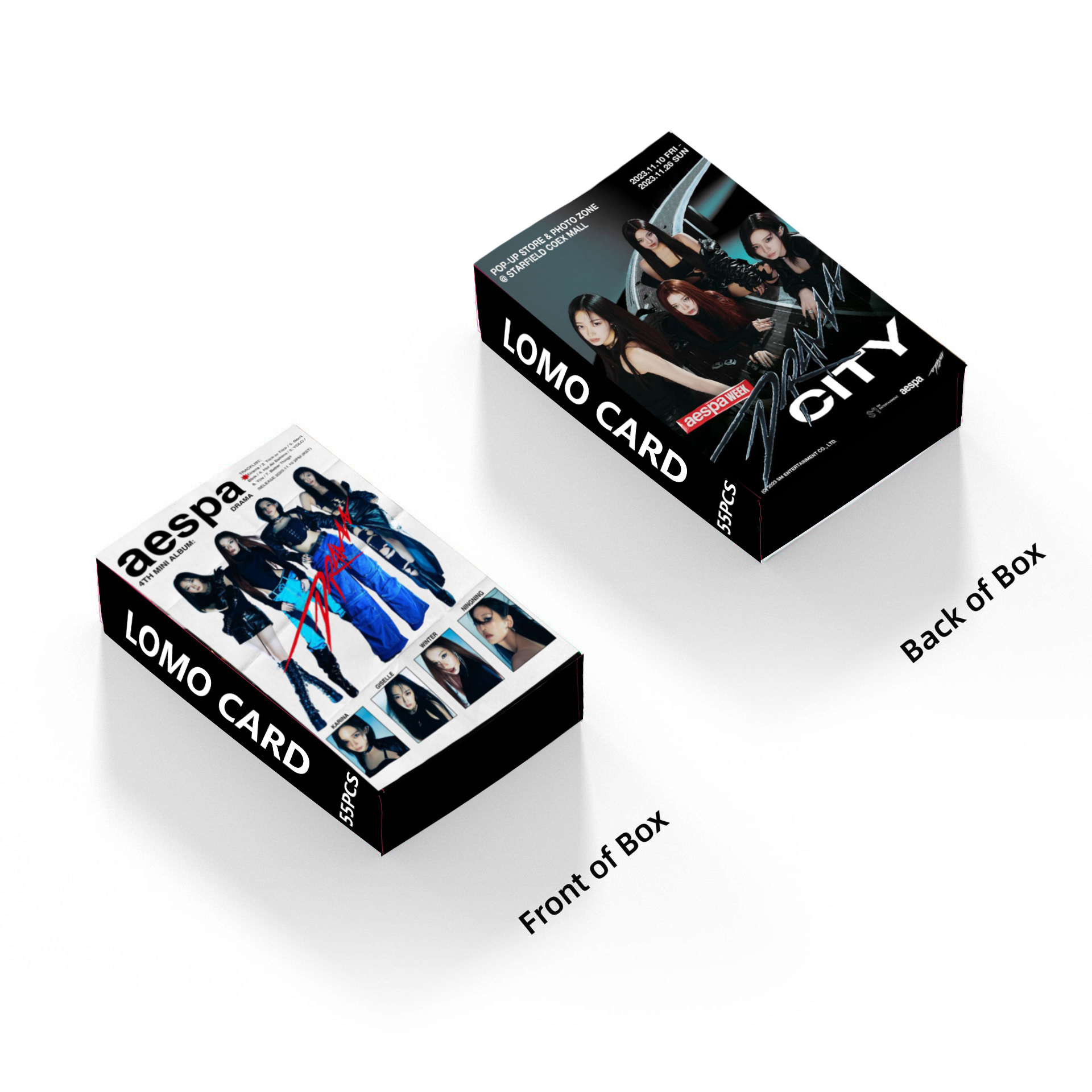 54 ชิ้น/เซ็ตKpop Aespa - 4th Miniอัลบั้ม 'Drama' ConceptรูปภาพITZY Lomo Photo Albumการ์ดK-POP ITZYโปสการ์ดใหม่แฟนของขวัญ