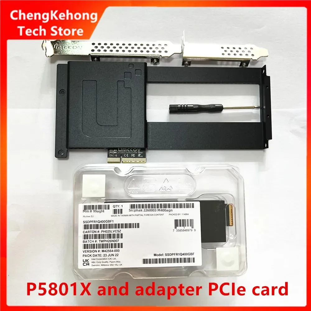 ยี่ห้อใหม่สําหรับ Intel OPTANE SSD P5801X 400G E1. อินเทอร์เฟซ S ไดรฟ์โซลิดสเตตระดับองค์กร SSDPFR1Q400GBF1