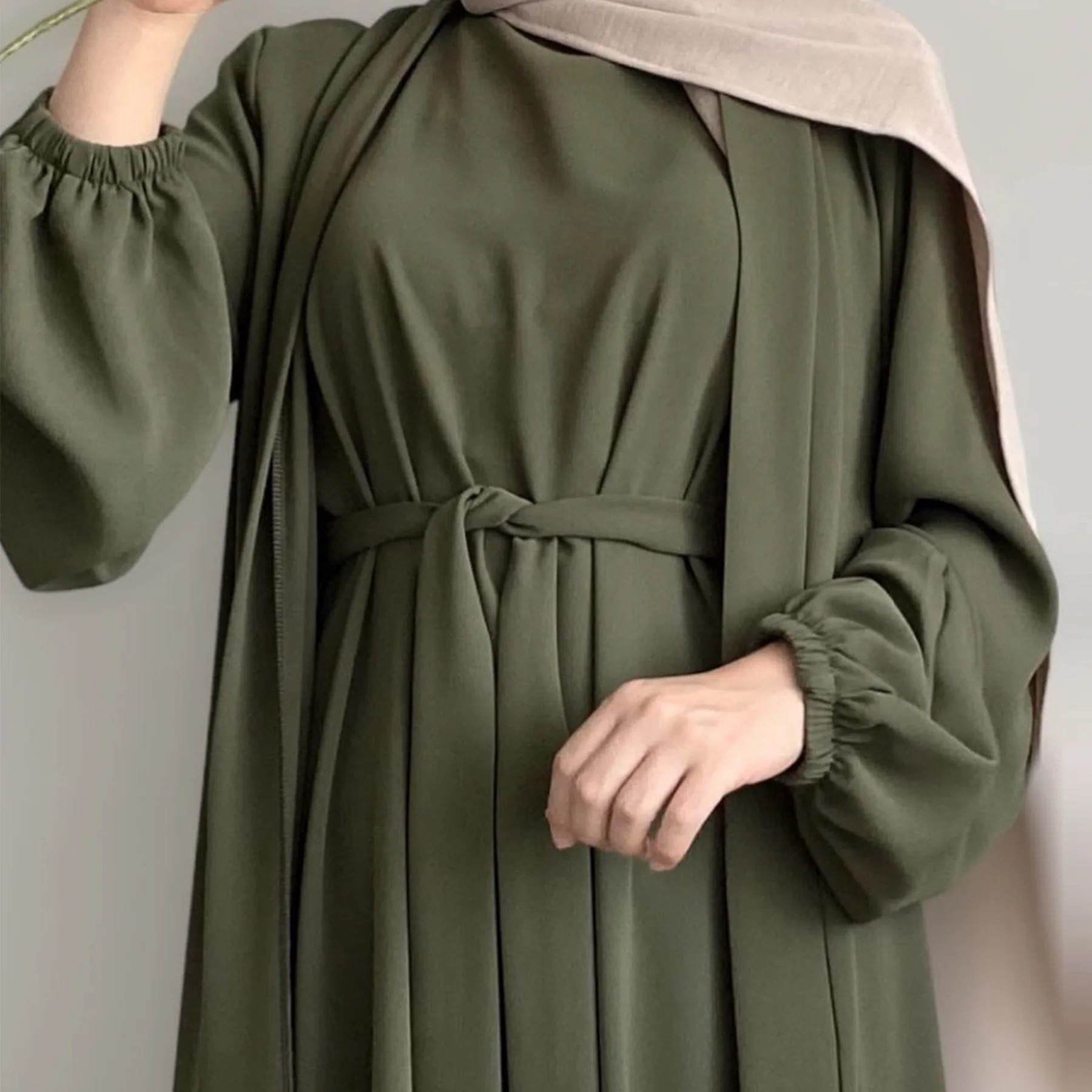 イスラム教徒の女性のためのアバヤ,トルコのカーディガン,ドバイ,無地,ツーピースのスーツ,jalabiya,モロッコのカフタン,モア,カフタン,lr726