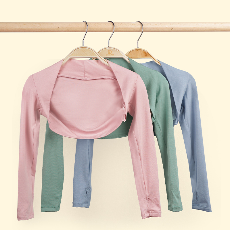 Meisjes Kinderen Dans Tops Ballet Dans Cropped Tops Moderne Klassieke Dans Jassen Lange Mouw Vrouwen Tiener Ballet Dans Outfits