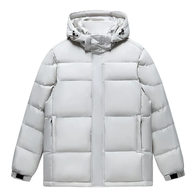 Neue Winter Männer Mit Kapuze Casual Puffer Jacken Weiße Ente Unten Mäntel Hohe Qualität Männlichen Outdoor Winddicht Dicker Warme Parkas 3XL