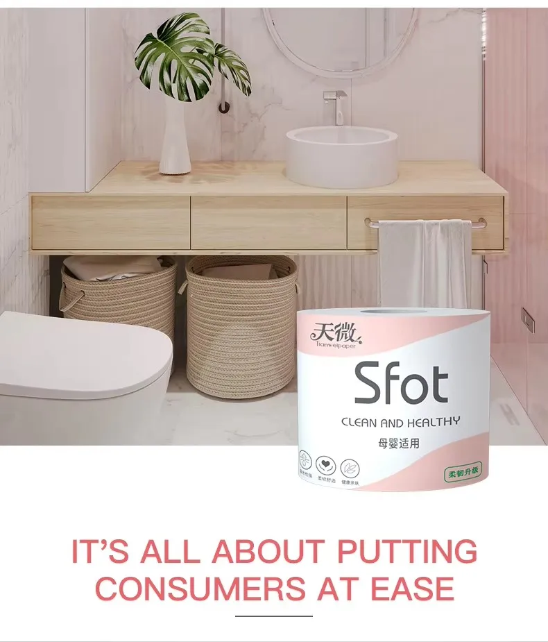 6Rolls of Household Paper Towels on r Five Layers of Thickened Core Roll Toilet Paper Toilet Paper