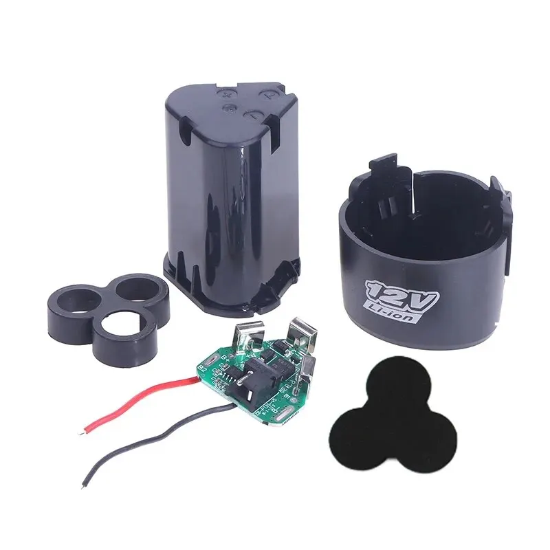 Lithium-Batteriegehäuse PCB Board Circuit Lomvum DeYun ZhiPu FuGe KoMax DLS DEGUQMNT GCRAFT LomVum 12V 10,8V Li-Ion Pack Box Shell