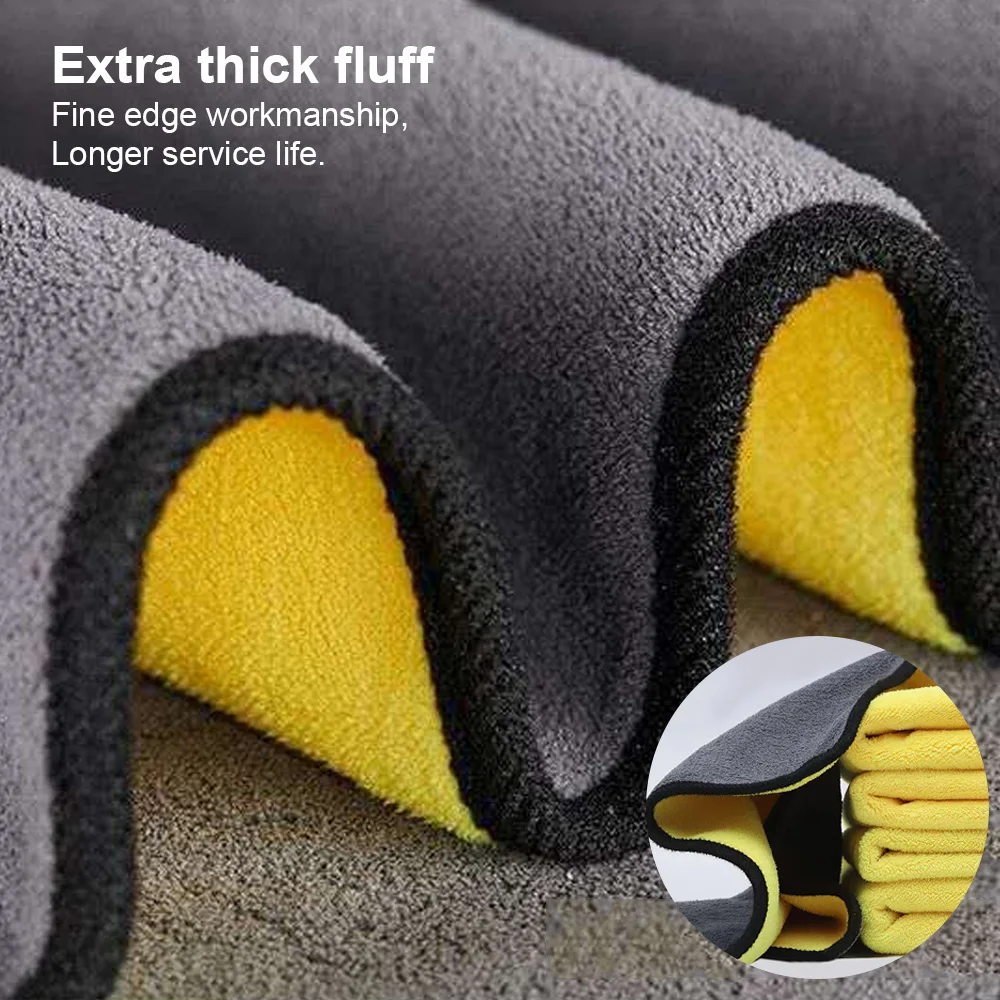 Toalha de microfibra para carro, pano de microfibra para lavagem de carro, pano de limpeza de microfibra, toalha de secagem para lavagem de carro, detalhamento automático