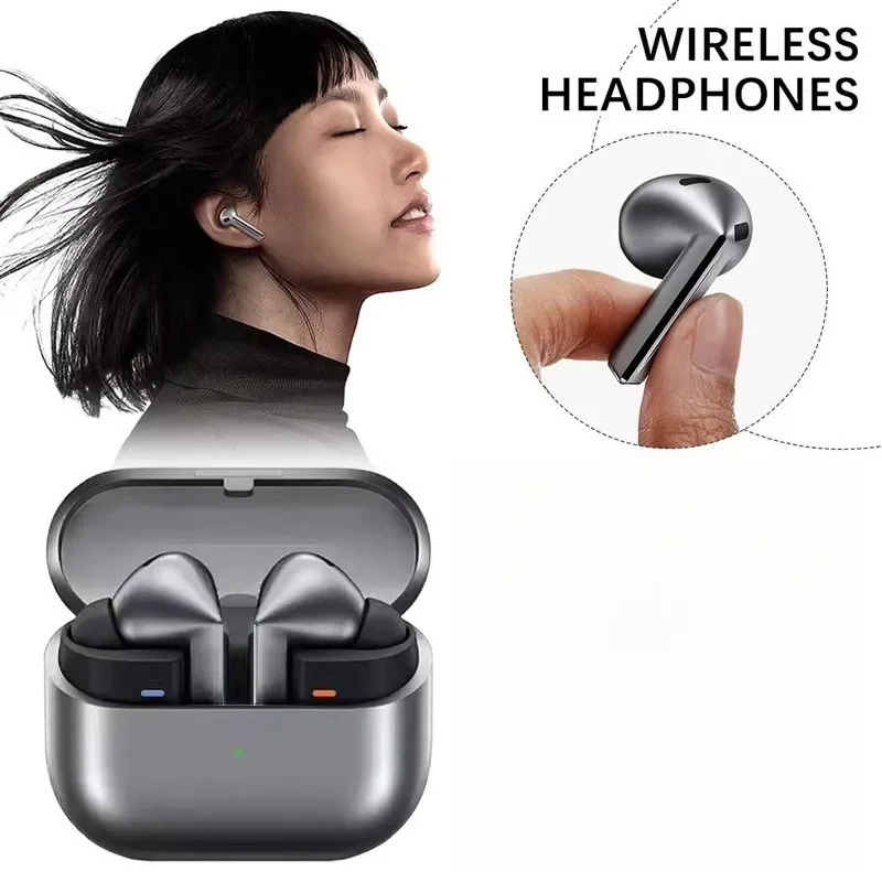 Für Buds 3 Pro TWS Drahtlose Bluetooth-Kopfhörer HiFi-Sound Ohrhörer mit geringer Verzögerung und Rauschunterdrückung