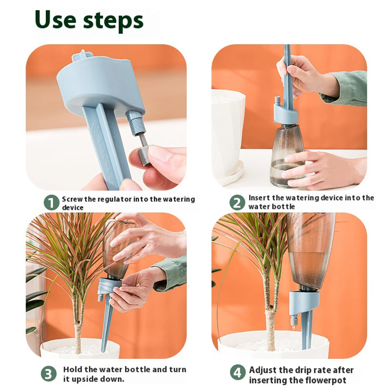 New Automatic Flower Watering Device Garden Adjustable Speed Dripping Watering Flower Pot Succulent Drip Irrigation Device