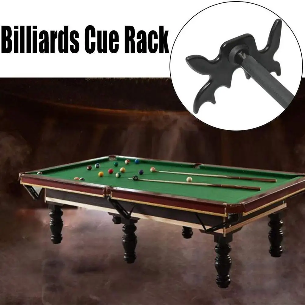 2023 neue Pool Queue schwarz Snooker Billard Queue Rack Brücke Kopf Billard Kreuz Geweih Stangen halter Zubehör