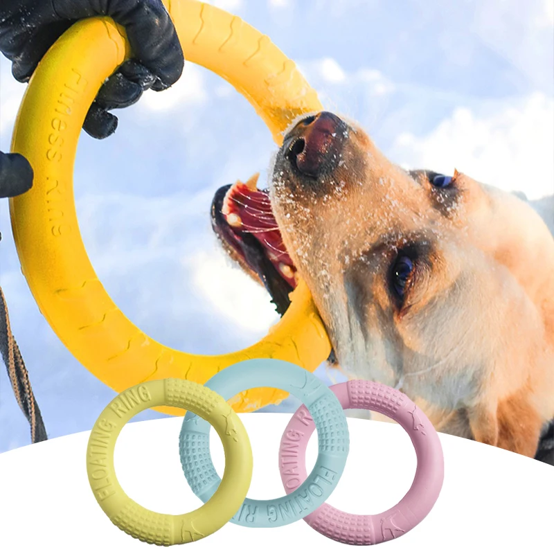 Juguete para perros, anillo de entrenamiento, extractor, disco volador para cachorros, juguetes para masticar, juguete interactivo al aire libre, juego para perros, suministros Zabawki Dla Psa